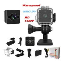 Sansnail Waterproof Mini Cam SQ12 HD Sport Action Cam Night Vision Camcorder 1080P DV Video Recorder Infrared Car DVR Camera Motion Detection for Bicycle Motorcycle Ski Diving Snorkeling