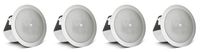 (4) JBL Control 12C/T 3" 15w 70v in-Ceiling Speakers for Restaurant/Bar/Cafe
