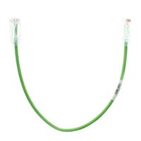 Panduit UTP28SP1BG/N CAT6 Cable UTP Patch-Cord, 1-Feet, Bright Green (5 Pack)