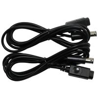 Ruiling 2pcs GamePad Extension Cable for Nintendo GAMECUBE and Wii Controller