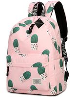 School Bookbag for Girls, Cute Cactus Water Resistant Laptop Backpack College Bags Women Travel Daypack
