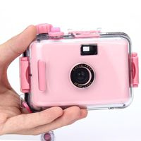 Creazy Underwater Waterproof Mini 35mm Film Camera (Pink)