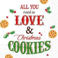 Boston International C758700 Christmas Cocktail Napkins, All You Need