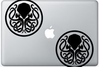 Cthulhu Tattoo FlashDecals0251 Set Of Two (2x) , Decal , Sticker , Laptop , Ipad , Car , Truck