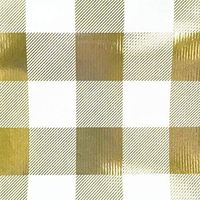 Gold Foil & Matte White Buffalo Plaid Gift Wrap Paper - 15 Foot Roll