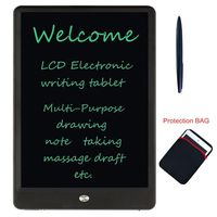 Electronic LCD Writing Tablet 10-inch Portable Writing Board Can Be Used As Drawing Board Bulletin Board Family Note Daily Planner Learning Tools Gift For Kids Student Office Worker, Black