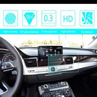 8X-SPEED for Audi A3 A6 A7 A8 8-Inch 169x100mm Car Navigation Screen Protector HD Clarity 9H Tempered Glass Anti-Scratch, in-Dash Media Touch Screen GPS Display Protective Film