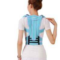 Professional Adult Aluminum Alloy Back Posture Brace Corrector Shoulder Support Band Belt Posture Correct Belt For Health Care , L