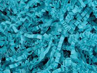 Crinkle Paper Shred for Packaging Gift Box/Basket Filler 10-Ounce Bag Bulk Buy !! Choose Color (Teal)