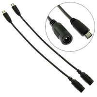 E-outstanding 2PCS DC Barrel Jack to Micro-USB B Male Connector Adapter 5V Power Cable 5.5mmx2.1mm