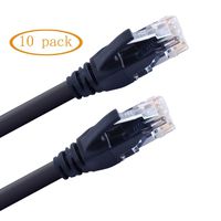 Cat 6 Ethernet Cable 15ft，RJ45 Ethernet Cable Support Cat 5/Cat 5e/Cat 6 /Cat 6e/Cat 7 (10 Piece),JH-Link Network Cable