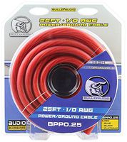 Bullz Audio (BPP0.25R) PRO Red 25' 1/0-Gauge Power Cable