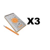 Ultimate Survival Technologies Waterproof Notebook 3" x 5" Notepad (3-Pack)
