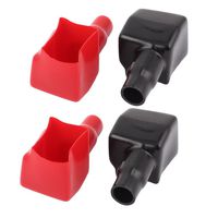 uxcell Battery Terminal Insulation Cover 37mmx37mm 4Pcs