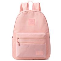 Choco Mocha Girls Backpack for Teen Girls Water Resistant College Backpack for Women School Bookbag Casual Travel Daypack Side Pocket with 15.6 Inch Laptop Sleeve Pale Pink