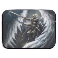 Ysikfk 13-15 Inch Laptop Case Sleeve with The Angel Knight with Majestic Wings Printing Design Fits Laptop, Tablet