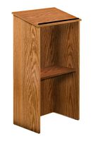 Oklahoma Sound Multipurpose Presentation freestanding School Full Floor Lectern Podium Medium Oak electronic consumers