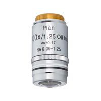 AmScope 100X (Oil) Infinity-Corrected Darkfield Microscope Plan Objective w/Iris