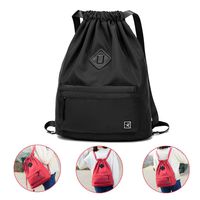 IVIM Waterproof Drawstring Bag, Gym Bag Sackpack Sports Backpack for Men Women Girls