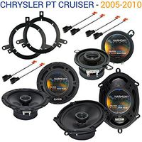 Compatible with Chrysler PT Cruiser 2005-2010 OEM Speaker Upgrade Harmony Speakers Package New
