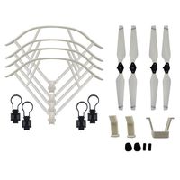 BTG Part Kit for DJI Mavic Pro RC Drone: Propellers + Quick Release Propeller Guards + Landing Gear (Color: White)