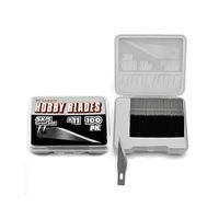 HiSupply SK-5 High Carbon Steel #11 Craft Blades | Fine Point Cutting Precision for Scrapbooking, Arts & Crafts | Fits All Hobby Knives | Pack of 100 Refill Replacement with Storage Case