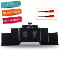 EMAKS A1618 Laptop Battery for MacBook Pro 15" Retina A1398 Mid 2015 Ver MJLQ2LL/A MJLT2LL/A MJU2LL/A EMC 2909 2910,P/N:020-00079 02000079 1ICP9/47/95-ICP8/56/66-2 [11.36V 99.5Wh]