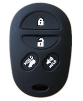 Silicone Rubber Smart Remote Key Fob Cover Protector For TOYOTA Sienna Sequoia Camry Solara Highlander Avalon GQ43VT20T 1470A-1T 89742-AE020 Keyless Entry Case