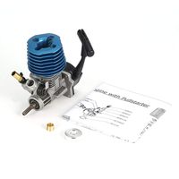 1.14CC 07 Side Exhaust Metal Engine Hand Pull Starter for 1/12 Radio Controlled Cars Machines On Remote Control Toys - Blue