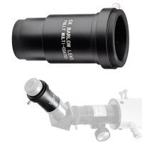 Landove Barlow Lens 5X 1.25 Fully Metal Multi Coated Optical Glass with T Adapter M42 0.75 Thread for 1.25" 31.7mm Telescopes Eyepiece