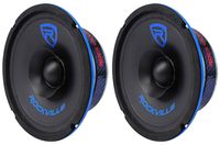 (2) Rockville RM64SP CEA Compliant 6.5 240W Mid-Range Car Speakers 4 Ohm