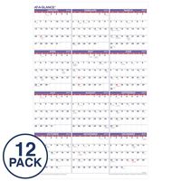AT-A-GLANCE 2019 Yearly Wall Calendars, 36" x 24", XLarge, Vertical, 12 Pack (PM12Z)