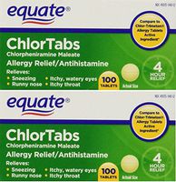 Equate: Chlortabs Tablets Antihistamine, 200 ct