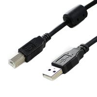 WINGSONIC TOOLFREE G550230 USB 2.0 Cable - A-Male to B-Male (+Core) - 4 Feet (1.2 Meters)(BUY1GET1FREE)