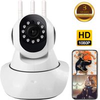Security WiFi Camera, 1080p WiFi Camera, Indoor Home Camera Support iOS/Android App, WiFi Pet Camera with Night Vision Two Way Audio, Home Surveillance for Baby/Pet/Elder, IP Cameras, Activity Alert