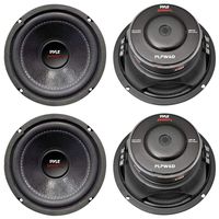 4) New PYLE PLPW6D 6" 2400W Car Audio Subwoofers Subs Woofers DVC Stereo 4-Ohm