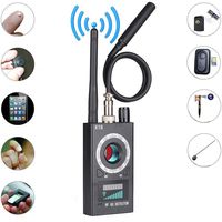 Anti Spy Camera Detector,RF Signal Bug Detector, Wireless Signal Pinhole Laser Lens GSM Detector Ultra-high Sensitivity Full-Range Tracker Finder