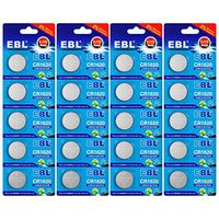 EBL 20 Pack CR1620 CR 1620 3V Batteries Button Coin Lithium Watch Battery Key fob