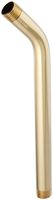 Westbrass 1/2" IPS x 10" Shower Arm only, Polished Brass, D302-03