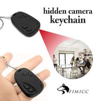 Mini Hidden Camera Key Ring by fimicc - Undetectable Small and Portable with Rechargeable Battery - HD 720P Video Recording - Mini Camera for Personal Office and Home Security