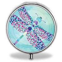 Compact Mini Portable 3 Compartments Travel Medical Medicine Case/Pill Organizer/Pill Box(Hing Hong Pill Case)