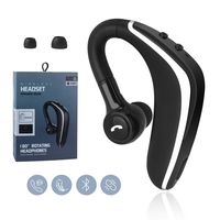 TechKen Bluetooth Headset, Newest BT5.0 Ear Piece Wireless Driving | Office | Business Headsets Compatible with iPhone, Android, and Other Leading Smartphones