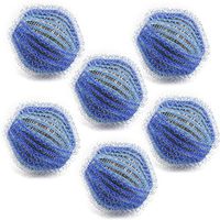 Develoo 18PCS Pet Hair Remover Ball-Reusable Nylon Dryer Balls Washer and Dryer Ball Remove Dogs Cats Hair on Clothes for Laundry to Save Clothes Washing and Drying Time