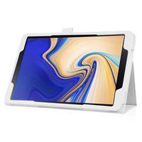 Jennyfly 11 inch 2018 iPad Cover, Slim Fit PU Leather Smart Auto Wake/Sleep Hard Cover Lightweight Easy Viewing Hands-Free Stand Full Body Protection Cover for 2018 iPad Pro 11- White