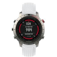 WensLTD Replacement Silicone Soft Band Strap for Garmin Fenix Chronos GPS Watch (White)