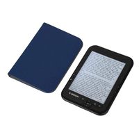 Pomya E-Book Reader E-Ink 6 inch E-Reader 800x600 Resolution Display 300DPI Blue Cover 16GB 8GB 4GB (4G Black)
