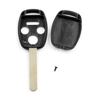 uxcell 4 Buttons Uncut Key Shell Fob Remote Control Case Replacement OUCG8D-380H-A for 2003-2007 Honda Accord
