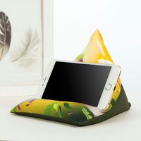 Tablet Stand Soft Pillow Laptop Pillow Holder Mini Tablet Computer Holder for Pad, Phone, E-Readers (10904-Green)