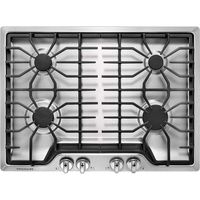 Frigidaire FFGC3026SS 30" Gas Sealed Burner Style Cooktop with 4 Burners, ADA Compliant in Stainless Steel