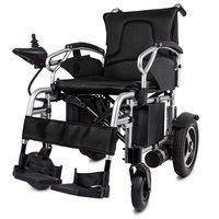 GOMAR Quickly Adjustable Electric Wheelchair Double Motor Wheelchair Manual Automatic Mode with Storage Bag Safe Electric self-propelled seat